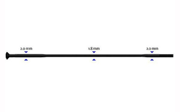 Kodarad - Sapim Race Straight  2-1.8-2 x 291 mm