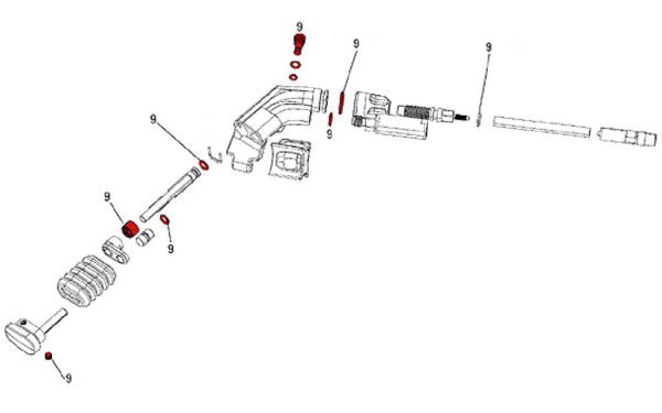 Kahvli kauglukustuse teeninduskomplekt - RockShox Xloc Full Sprint