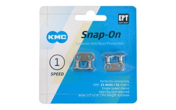 Kett konnektor - KMC Snap-On Wide EPT Silver